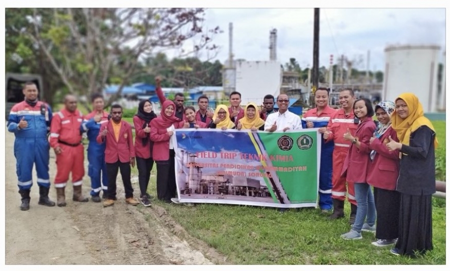 Field Trip Industri Prodi Teknik Kimia ke PT. Pertamina Persero RU VII Kasim