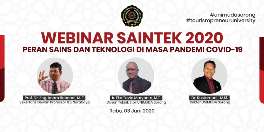 Meraup Beneficial Knowledge di WEBINAR SAINTEK 2020 UNIMUDA SORONG